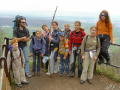 Auf der Aussichtsplattform