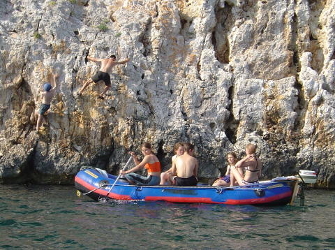 #02 Toller Boulderquergang- wer ins Wasser fällt, wird aufgefischt
