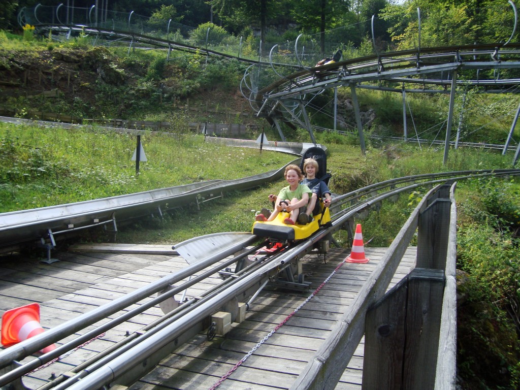 Zum Abschluss wie immer: Die Sommerodelbahn