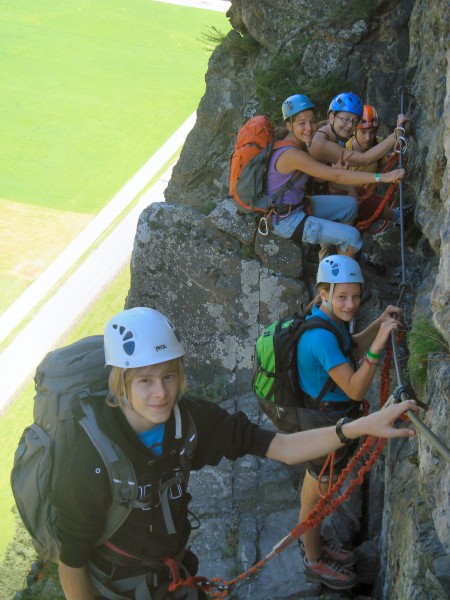 Am Reinhard- Schiestl Klettersteig